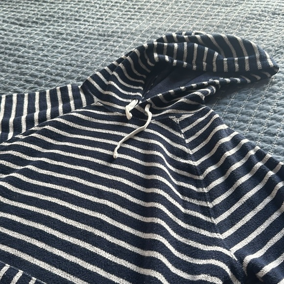 J Crew Striped Hoodie - Picture 2 of 3